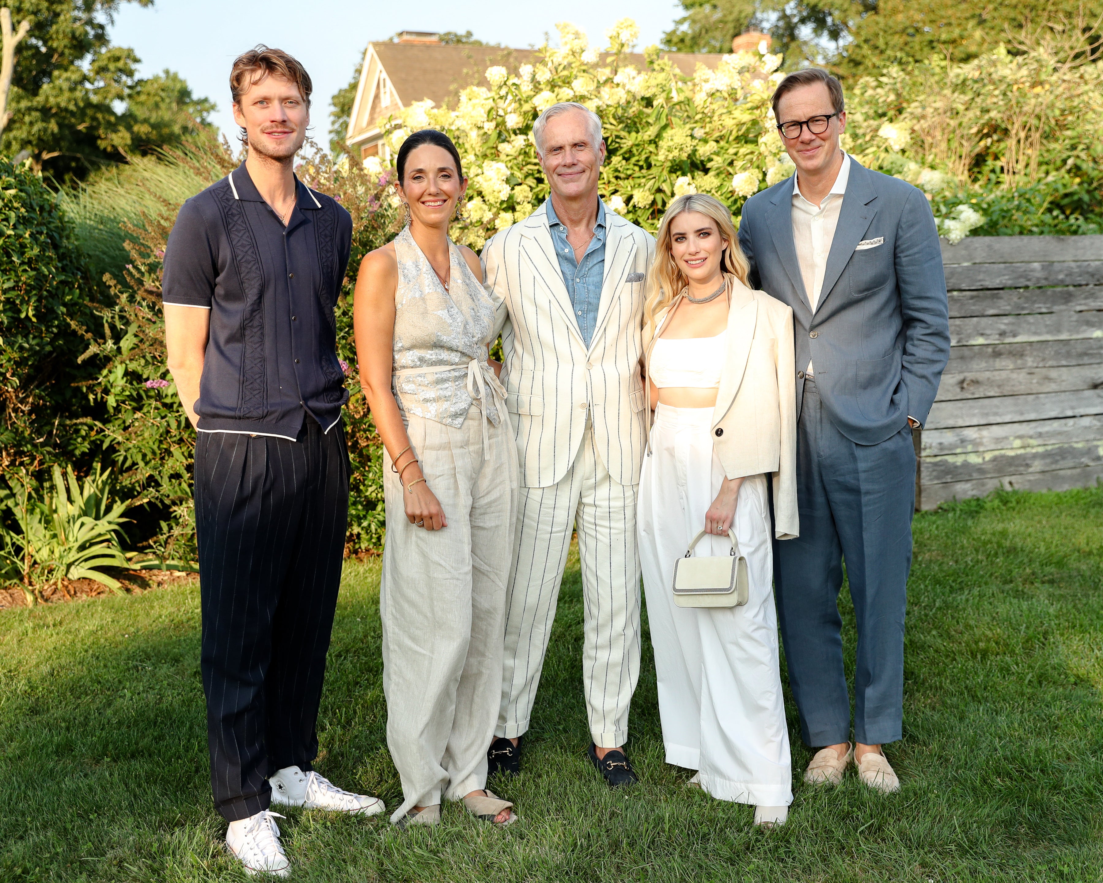 Brunello Wolffer Event Joey Wolffer and Emma Roberts