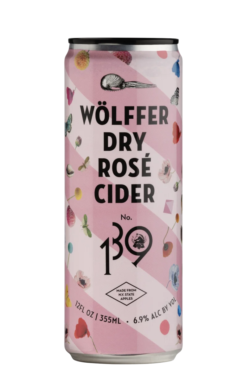 Wölffer No. 139 Dry Rosé Cider Cans