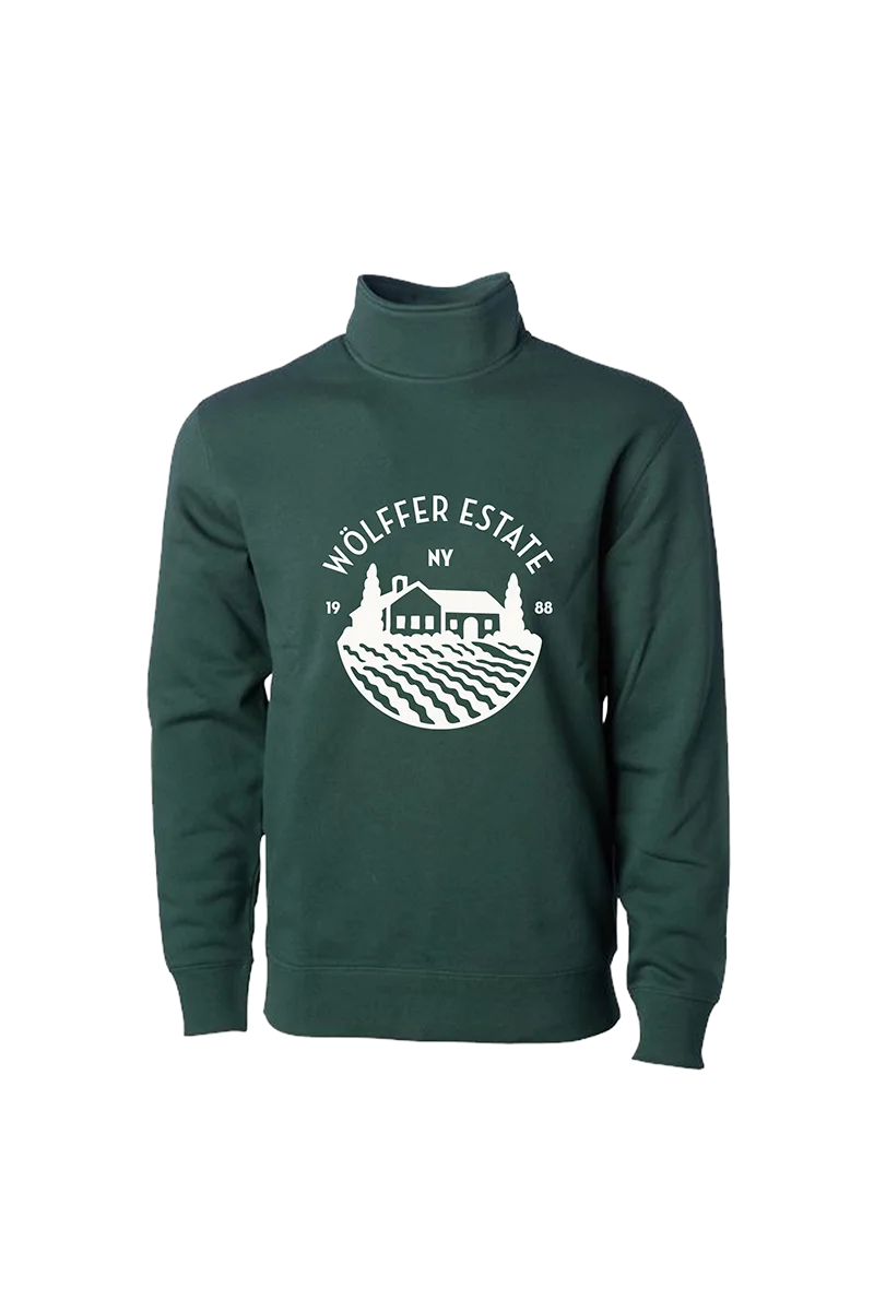 Green Quarter Zip