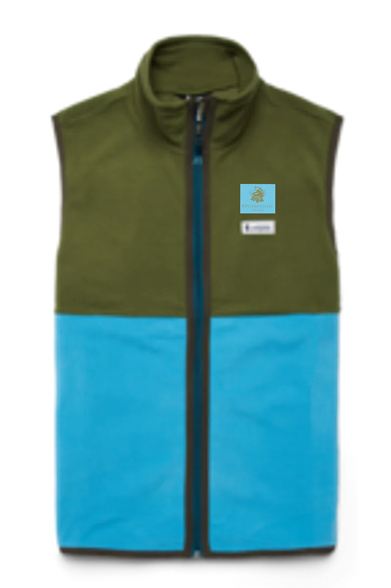 Cotopaxi Men's Pine and Poolside Fleece Vest