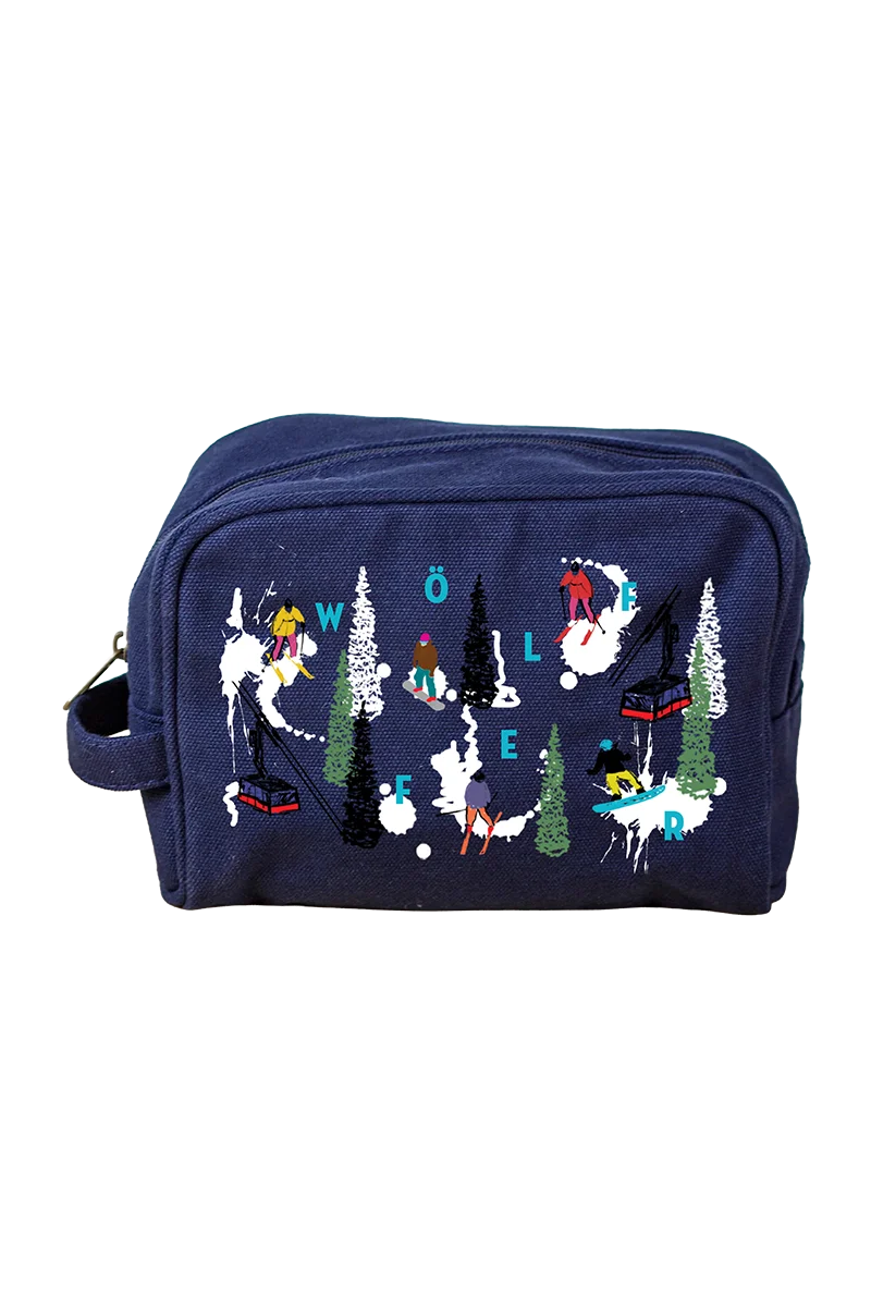 Navy Winter Edition Zip Pouch