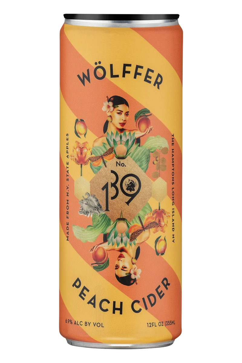 Wölffer No. 139 Peach Cider Cans
