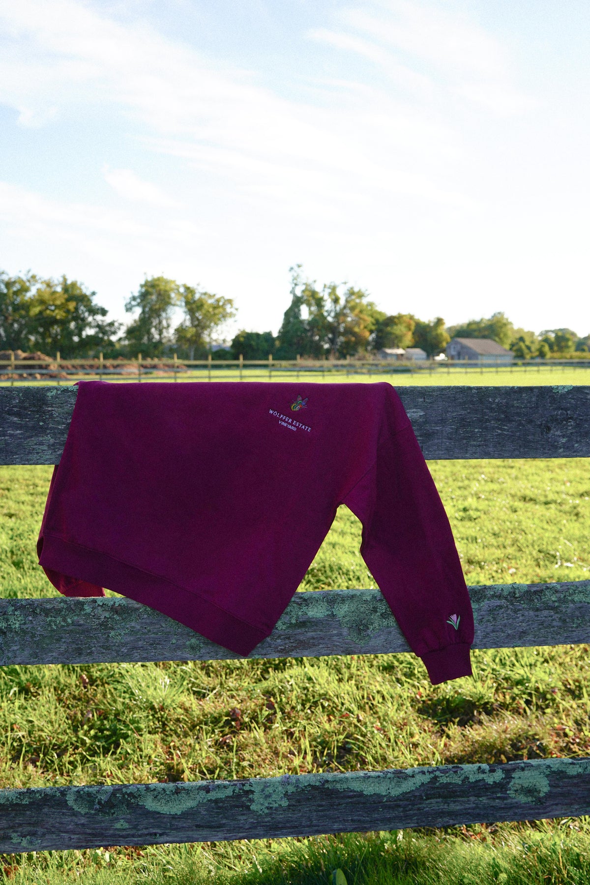 Burgundy Mockneck