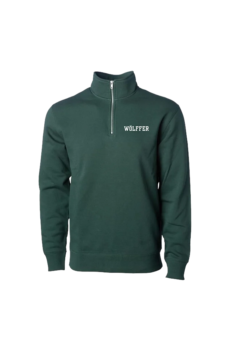 Green Quarter Zip